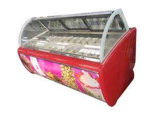 Quality Economical 20 Pans Sliding Door Gelato Display Freezer wholesale
