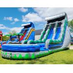 OEM Big Inflatable Slip And Slide Water Park Jumping Castle For Child And Adult