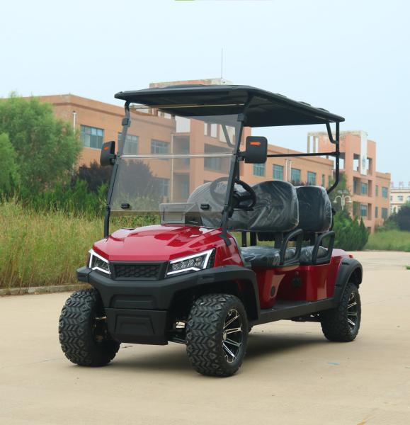 Basic 4 Seat Electric Golf Buggy NEV Golf Cart With 4 KW AC Motor CE Certificate