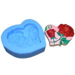 Silicone Baking Utensils Eco-Friendly Sustainable 3d Rose Flowers Shape Fondant