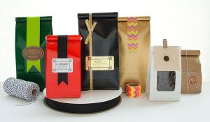 Quality PET Coffee Plastic Packaging Bags with Drawstring Tie wholesale