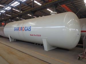 Quality Q345R Propane Gas LPG Tank 80m3 40mt Rochester Level Gauge Customized Color wholesale