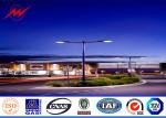 8mm 3.5mm pole thickness Galvanized Steel Pole for street highway light