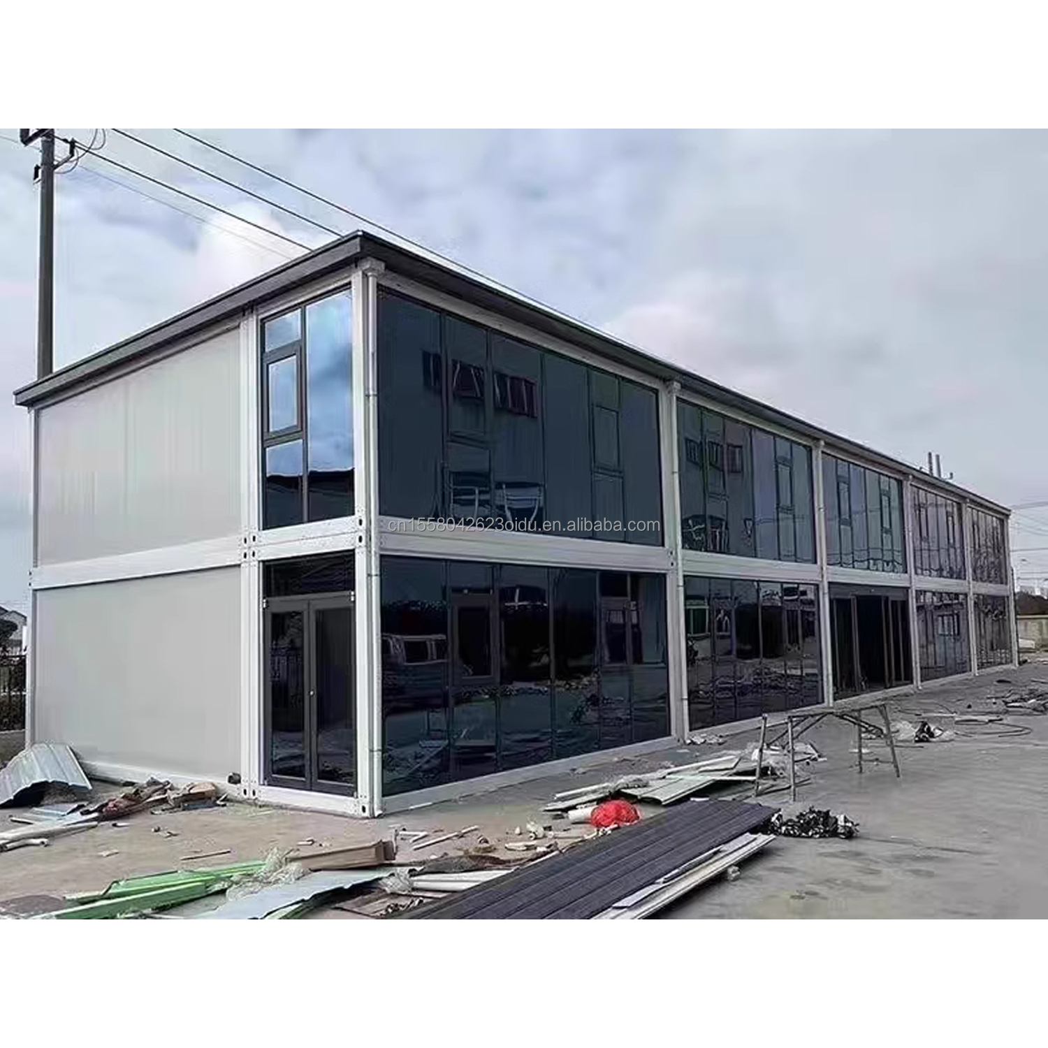 Customized Color Modular Home Container Office for Luxary Style 20ft Prefab Mini Integrated Container House