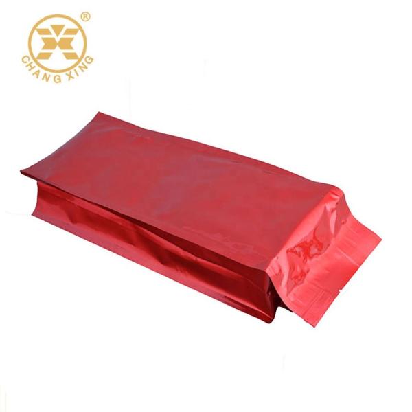 Foil Gusseted 1Lb Coffee Packaging Bags With Valve prined aluminium packaging