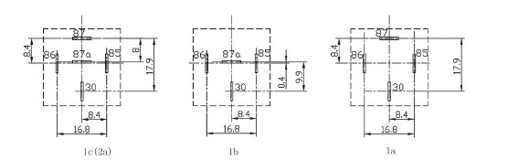 JD1914 40 Amp 5 Pin Relay , 5 Blade 12vdc Advance Auto Parts Relay With Backrest 5 pin auto relay