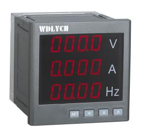 Quality 72*72mm Digital Multifunction Meter Liquid Crystal Display Local Data Query wholesale