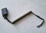 Khaki Color Wire-reinforced Retention tactical Pistol Lanyard wtih Basic Belt