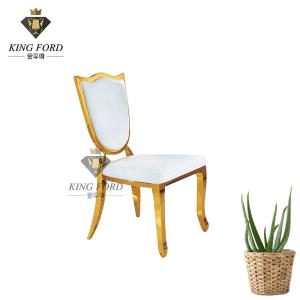 Quality Rose Gold 201 Stainless Steel Chair Commercial Furniture SS Dining Chair wholesale