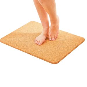 Quality 5000pcs 13mm Thick Cork Pad Natural Cork Floor Bath Mat ISO9001 wholesale