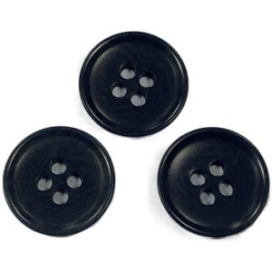 Quality 32L Coat Sewing Natural Material Buttons / Black Corozo Buttons wholesale