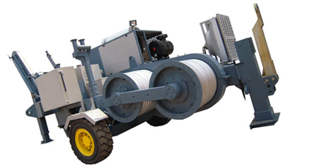 2.5km/H Correspending Cable Pulling Equipment Tail Bracket Hoisting Motor 180KN 6800kg
