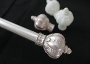 Quality Modern No Drilling White One Inch Curtain Pole Finials wholesale