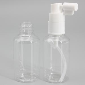 Quality Clear Round Travel Set 2oz Lotion Spray Plastic Bottle wholesale
