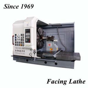 Quality Tyre Mold HDPE Flange Turning Horizontal Lathe Machine wholesale
