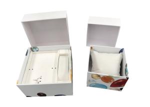 Quality White Sustainable Paper Gift Packaging Box / Personalized Mens Watch Box wholesale