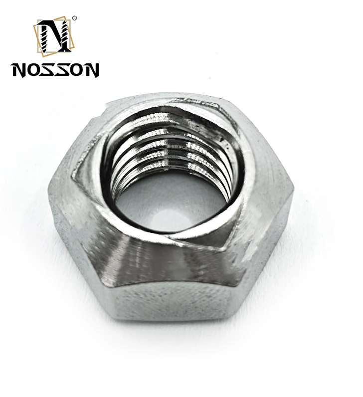 Zinc Yellow-Chromate Plated Carbon Steel Galvanized Cone Nut for Automobile DIN980/ISO7042 Metric Measurement System