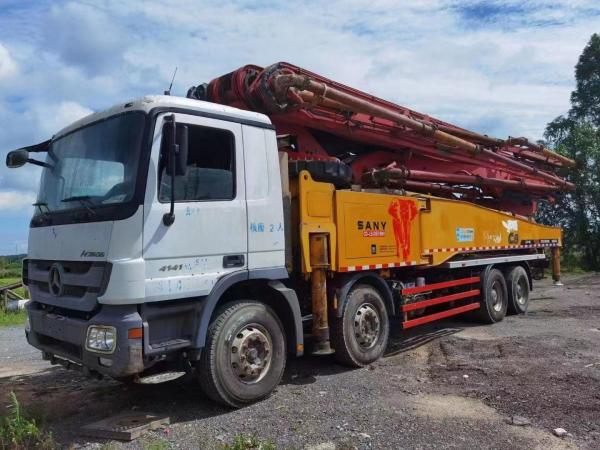 Sany 2014 Used Concrete Pump Truck Construction Machinery 56m Pump Truck With