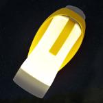Yellow 220V-240V Dog Drink Bottle PP Light Water Bottle For Travel