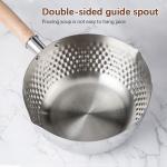 18 / 8 Kitchen Stainless Steel Cooking Pot With Glass Lid