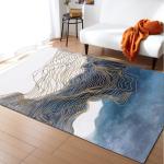 Marble living room carpet, bedroom, dining room floor mat size can be customized