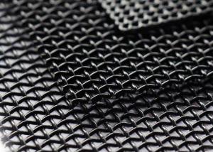 Quality Hard Black 4X4 304 Stainless Steel Diamond Wire Mesh 1-400mesh wholesale