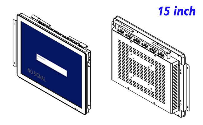 15-Inch Monitor for Warehouse Management and Industrial Control Systems