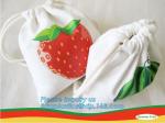 Organic handle cotton canvas white tote beach bag with logo,Handled Muslin