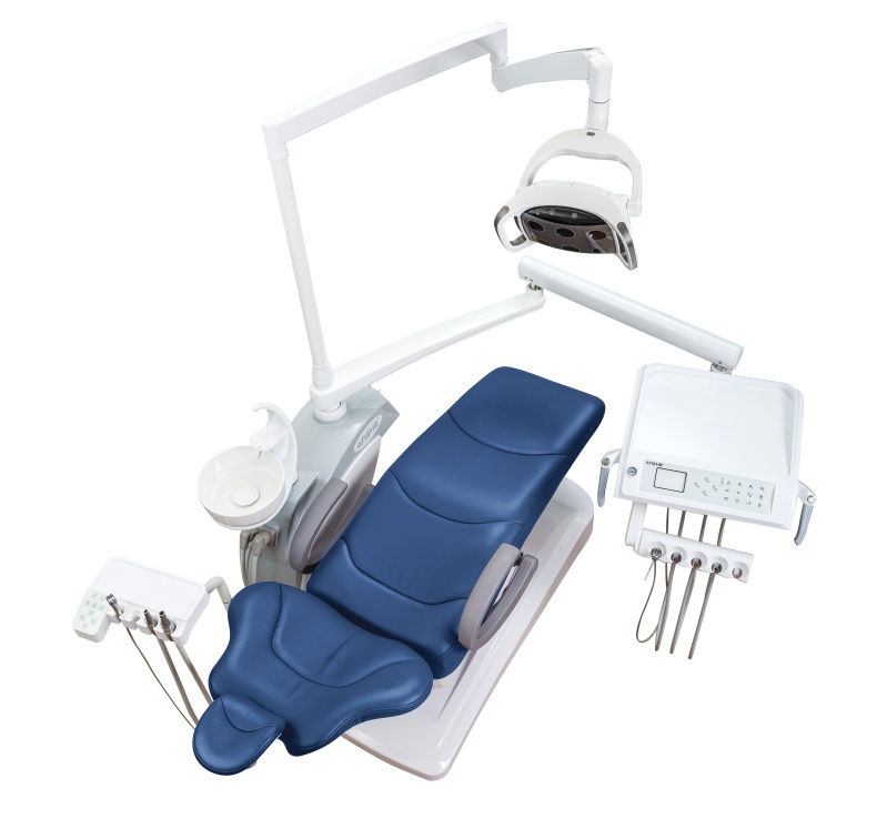 Luxury Design Big Soft Cushion Dental Unit Multi Color Dental Chair With 9 Memories
