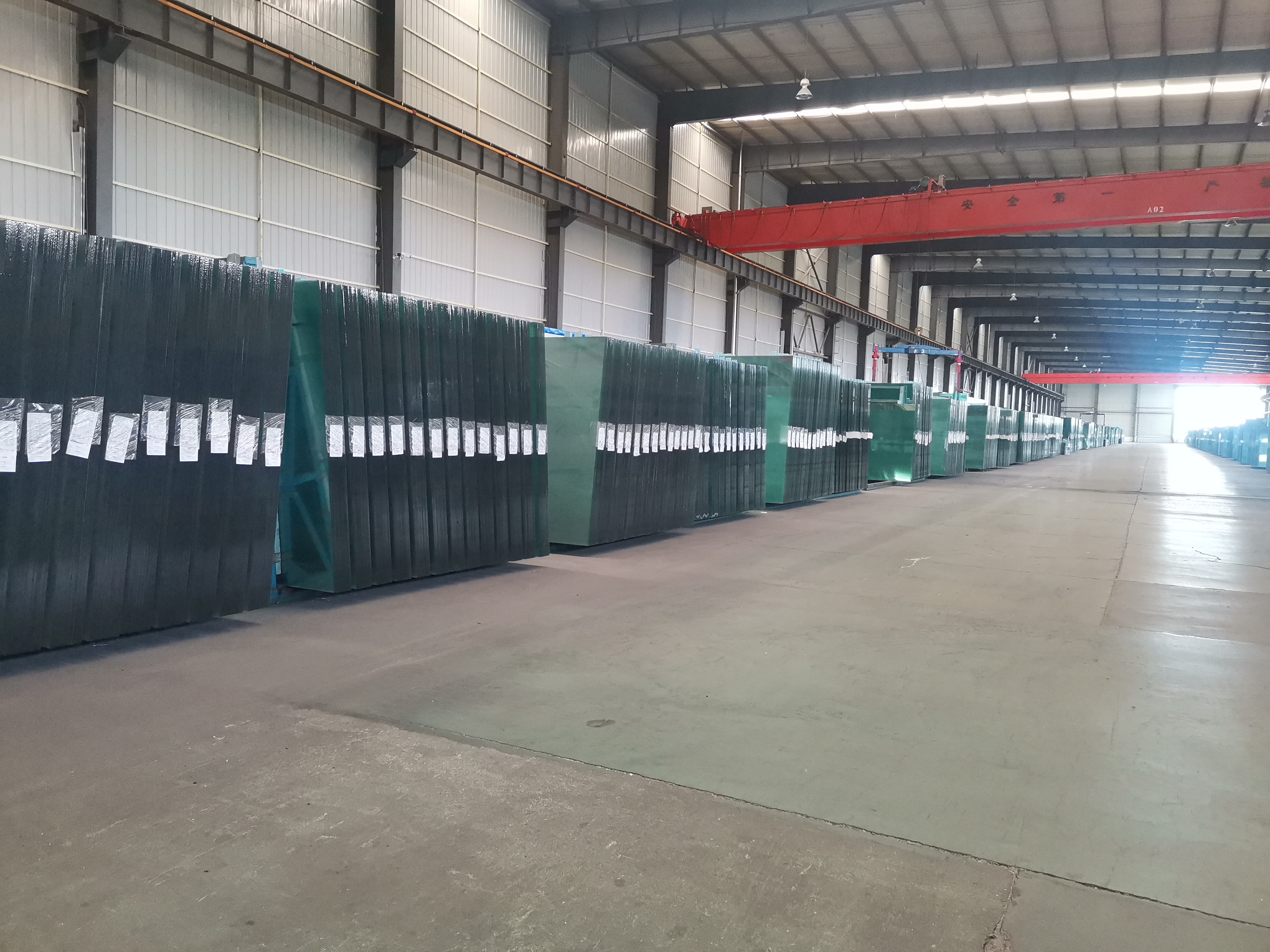glazed glass curtain wall black