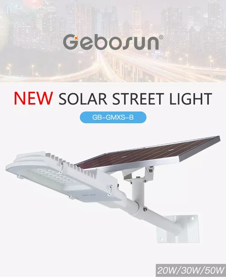 High Efficiency Solar LED Street Light , High Lumen Solar Powered Parking Lights