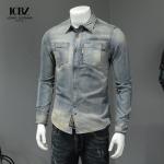 Full Sleeve Length DRESS SHIRTS 2022 Unique Design Spring Fashion Men's Retro