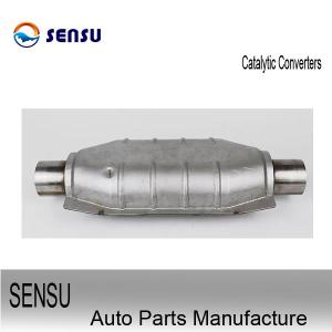 Quality 2 Inch Universal Catalytic Converter Oval Catalytic Converter 51mm 2.0L-3.5L wholesale