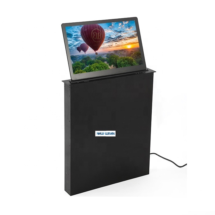 21.5 Inch HD Motorized Computer LCD Monitor Lift Display For Conference