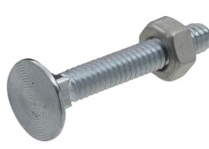 China Zinc Grade 8.8 Threaded Stud Bolts SGS Flat Stainless Steel Carriage Bolts on sale