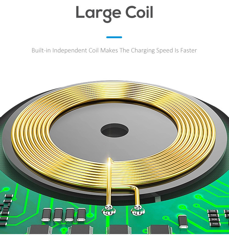 8pin 9V 1.67A 5W 10W Wireless 3 In 1 Charger