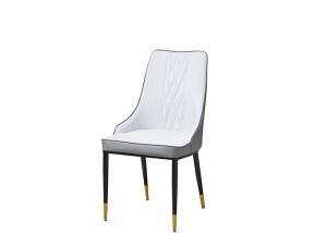 Quality Modern Stainless Steel Leather Padded Dining Chairs wholesale