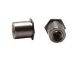 Automobile Industry Through Hole Hex Sleeve Nut / Alloy Steel Self Clinching Nut