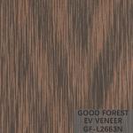 Engineered Wood Veneer Wenge Chicken Wing Wood Veneer 2500*640 mm