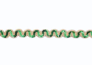 Quality GZ001 1.3cm Shining Tassel Sequin Lace Trim wholesale