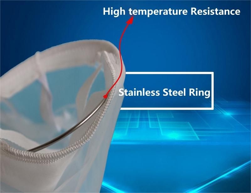 500L/Hour Productivity Nylon Filter Bags with 1 kg Weight and 105MM*230MM Size