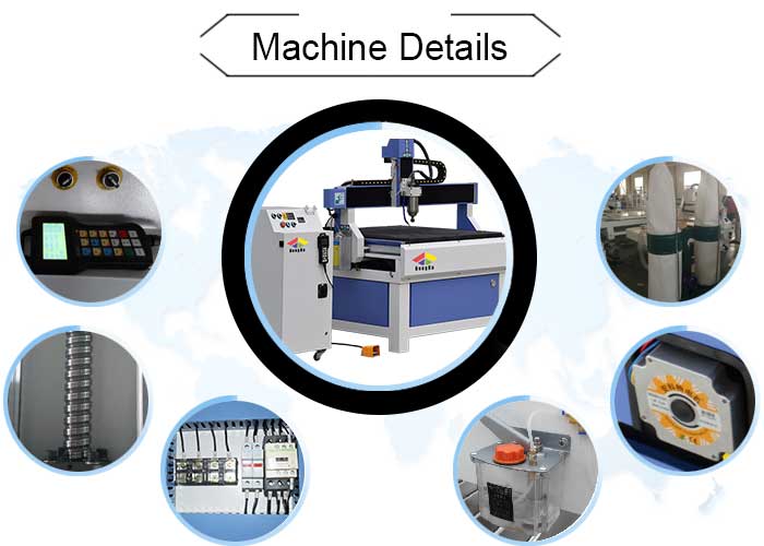 Small CNC Wood Router Machine , Hobby CNC Milling Machine Easy Operate