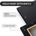 Custom Size Linen Cotton Stretched Canvas With Wood Frame Art Supplies For