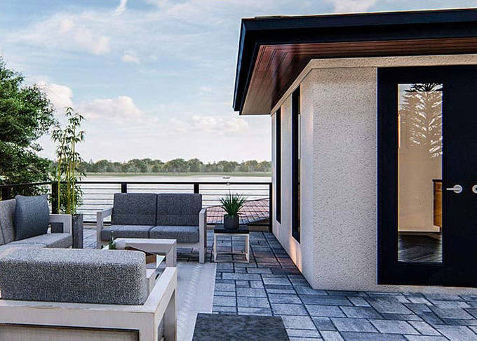 Prefabricated Luxury Villas Modular Homes DeepBlue SmartHouse Australian Standard