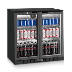 Quality Twin Door 210 litres 520mm Under Counter Bottle Coolers wholesale