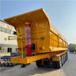 Heavy Duty Dump Semi Trailer And U Type 50/60 Tons Truck Trailer Tandem