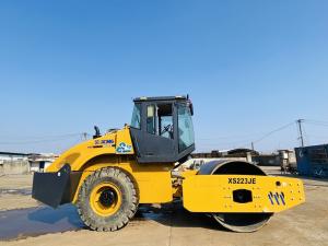 Quality 22 Ton Used XCMG XS223JE Wheel Road Roller Second Hand Vibratory Roller wholesale