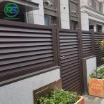 Affordable Louver Yard Contemporary Aluminum Fence Ornamental Security Fence