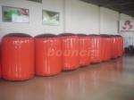 Red Inflatable Cylinder Paintball Bunker