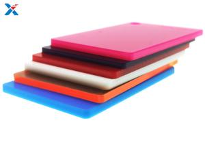 Quality Translucent Purple Plexiglass Colour Plastic Sheet 1.2g/cm3 Density wholesale